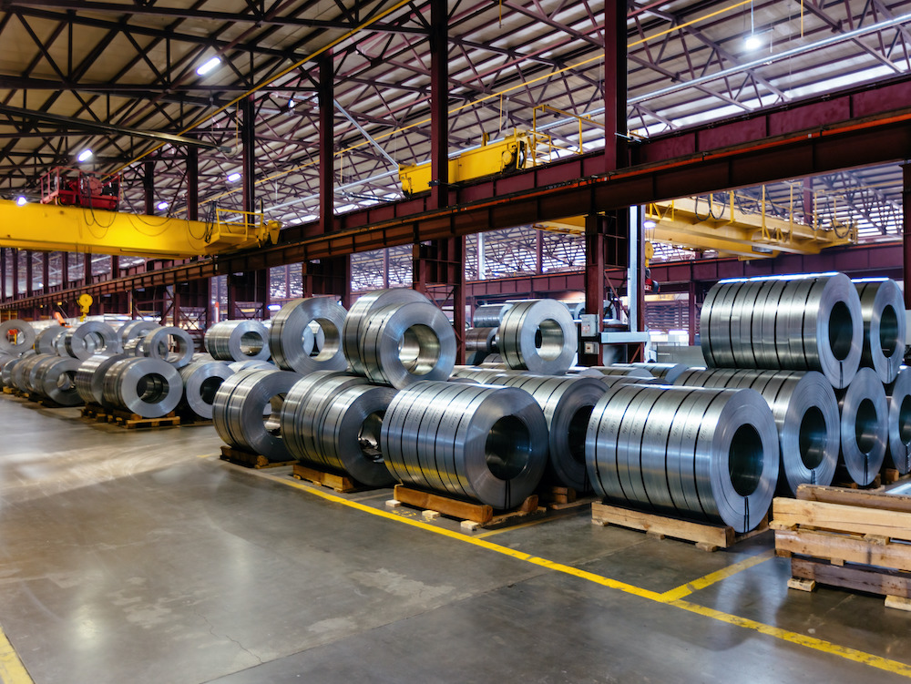 rolls of galvanized steel sheet